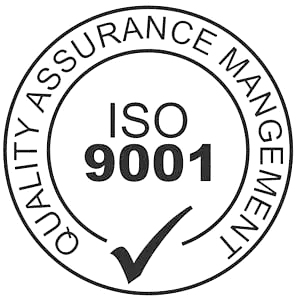 ISO 9001 certified — quality management system