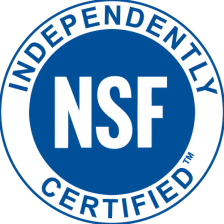 NSF independently certified