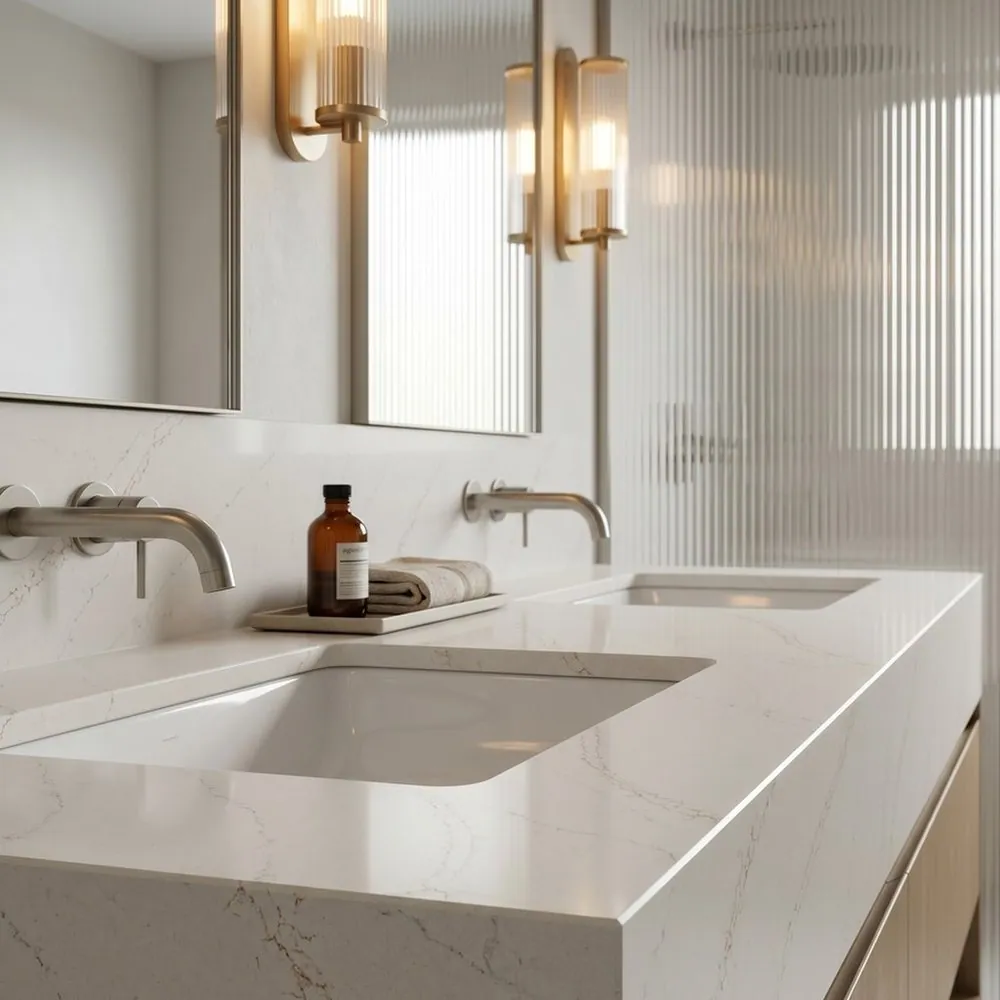 Alpine Gold, Double vanity
