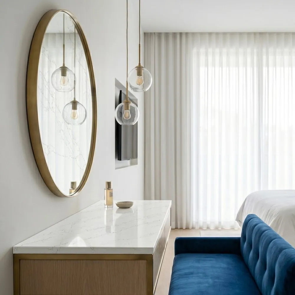 Calacatta Athens, Bedroom vanity