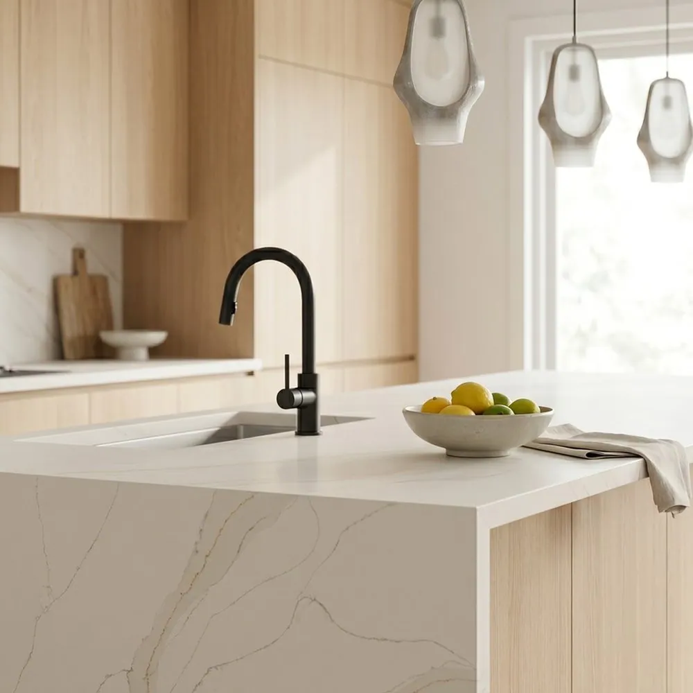 Calacatta Aura, Kitchen island