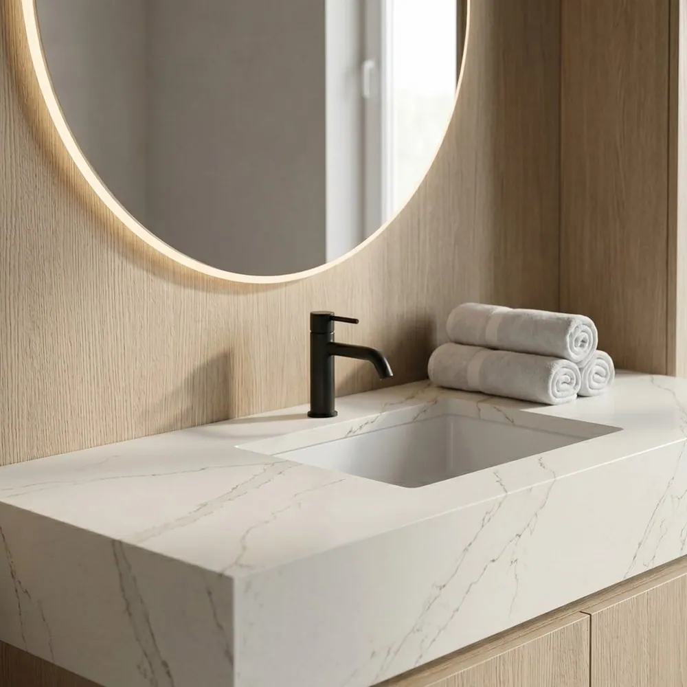 Calacatta Aura, Bathroom vanity