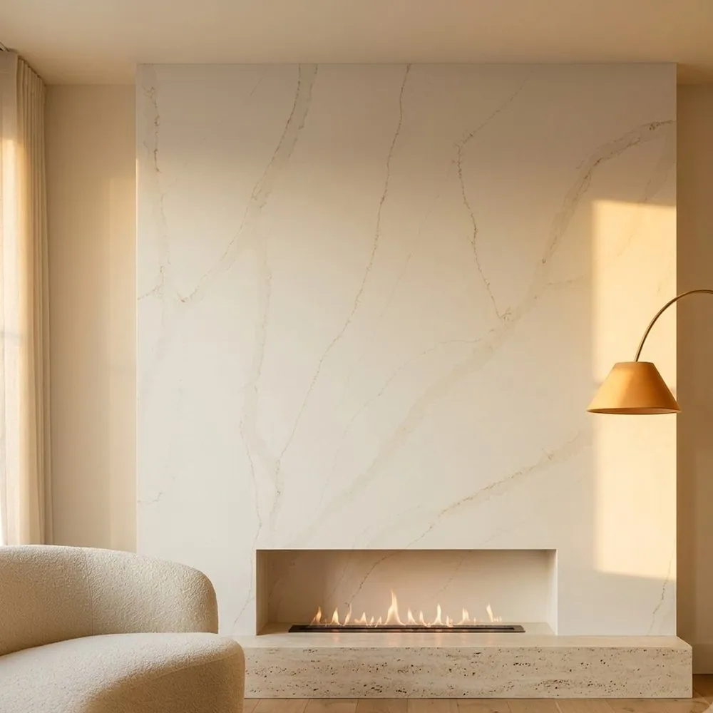 Calacatta Elite, Fireplace feature wall