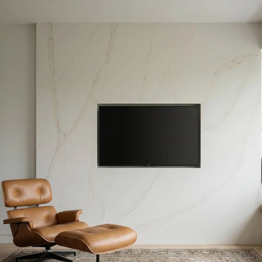 Calacatta Eternal, Media feature wall