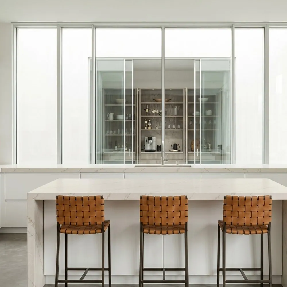 Calacatta Irvine, Kitchen island