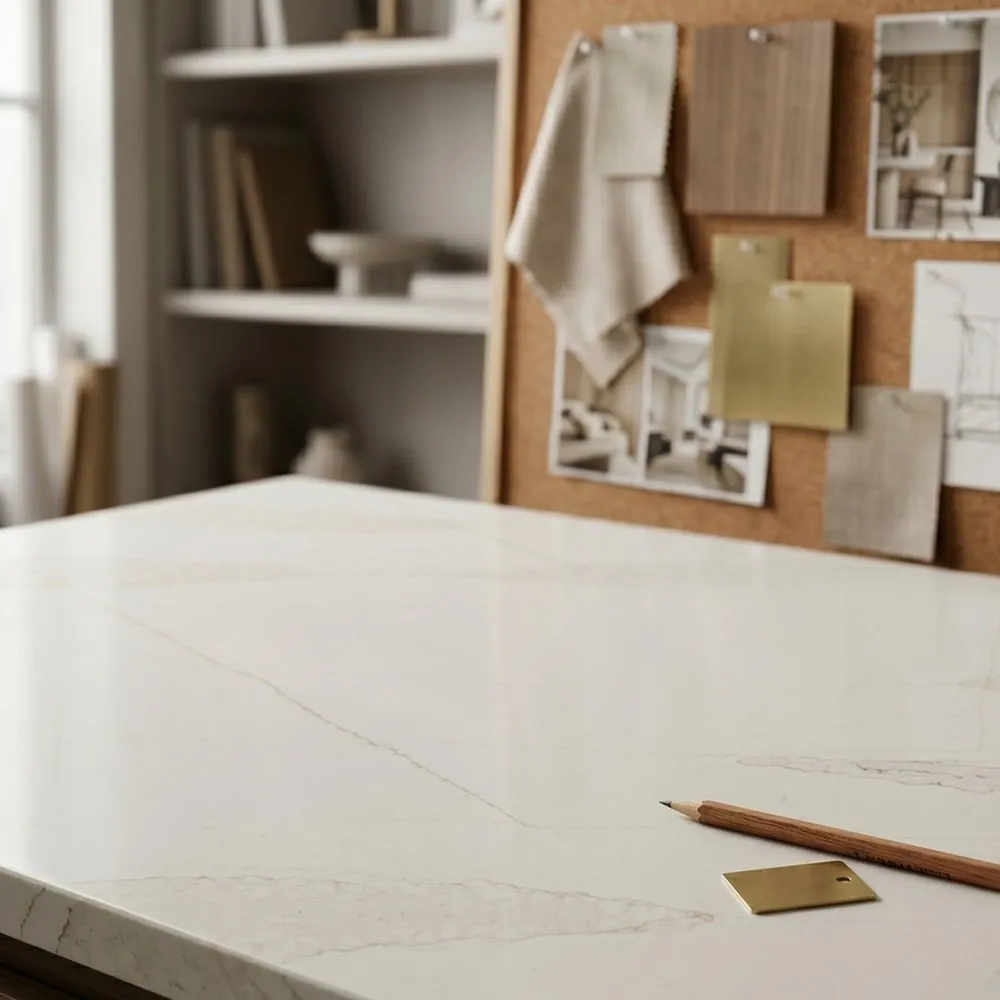Calacatta Marbella Gold, Studio desk