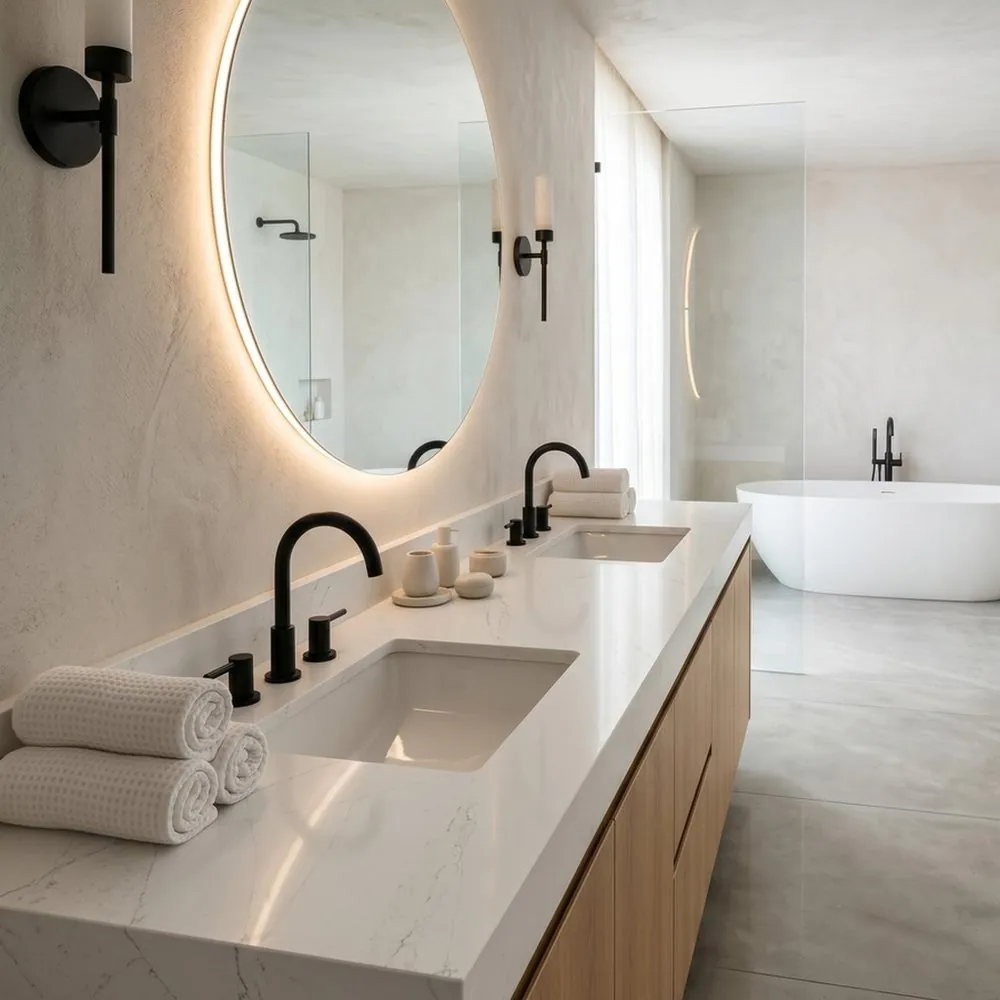 Calacatta Milano, Double vanity