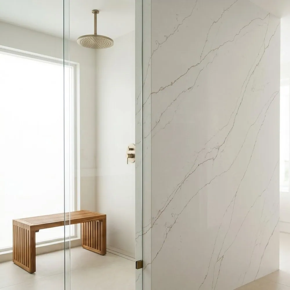 Calacatta Mystic, Shower feature wall