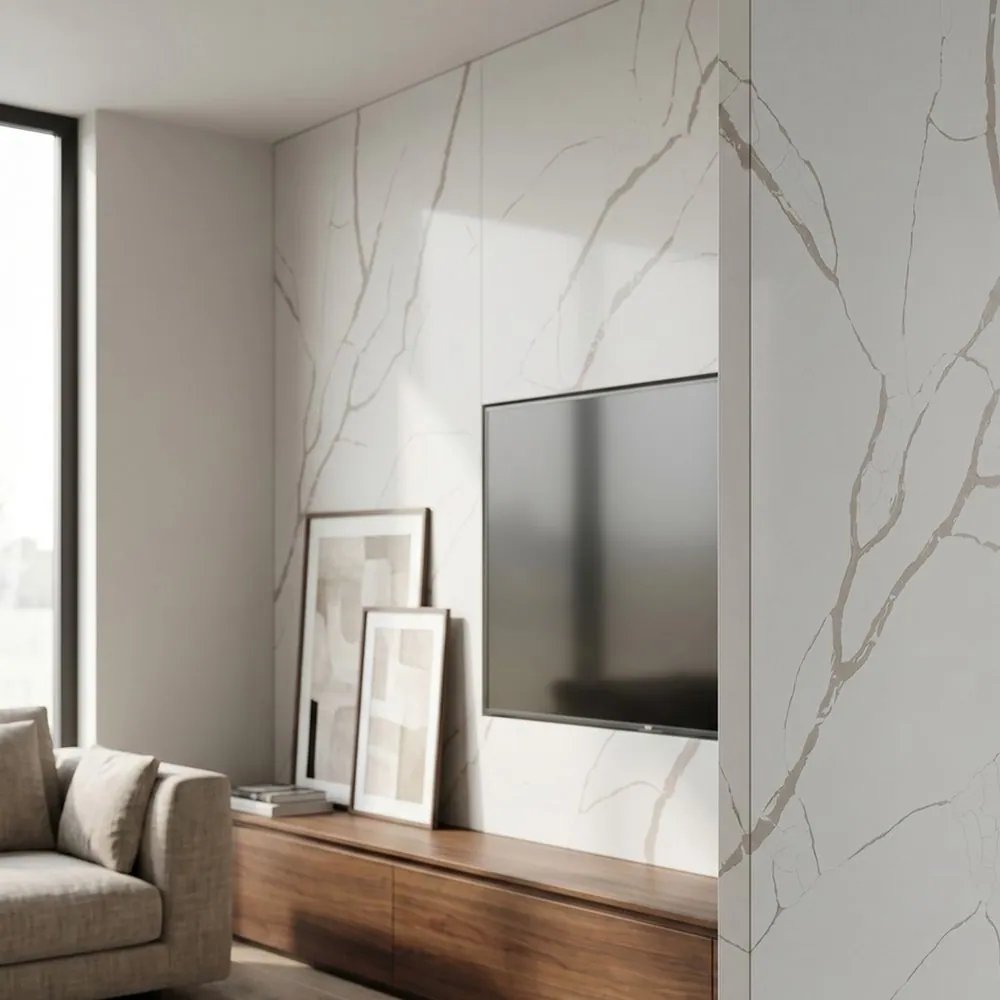 Calacatta Mystic, Media feature wall