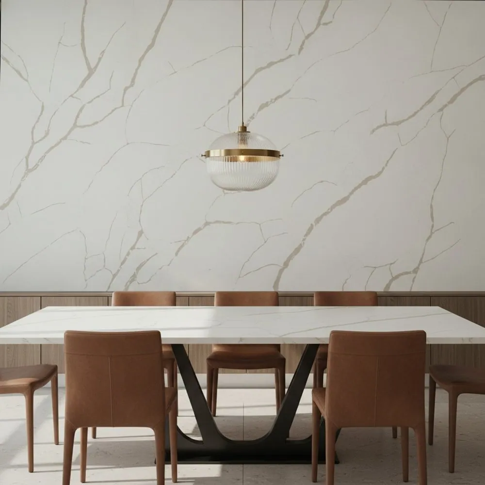 Calacatta Mystic, Dining feature wall