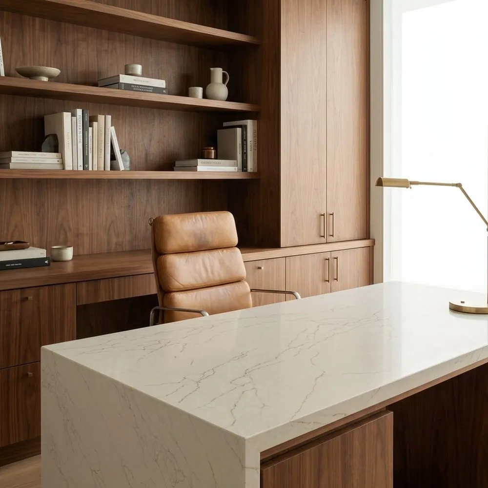 Calacatta Noir Gold, Library study desk