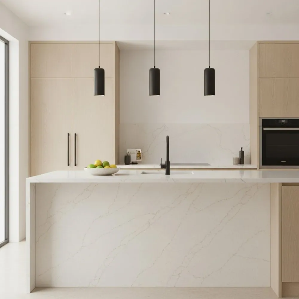 Statuario Aldan Extra, Kitchen island