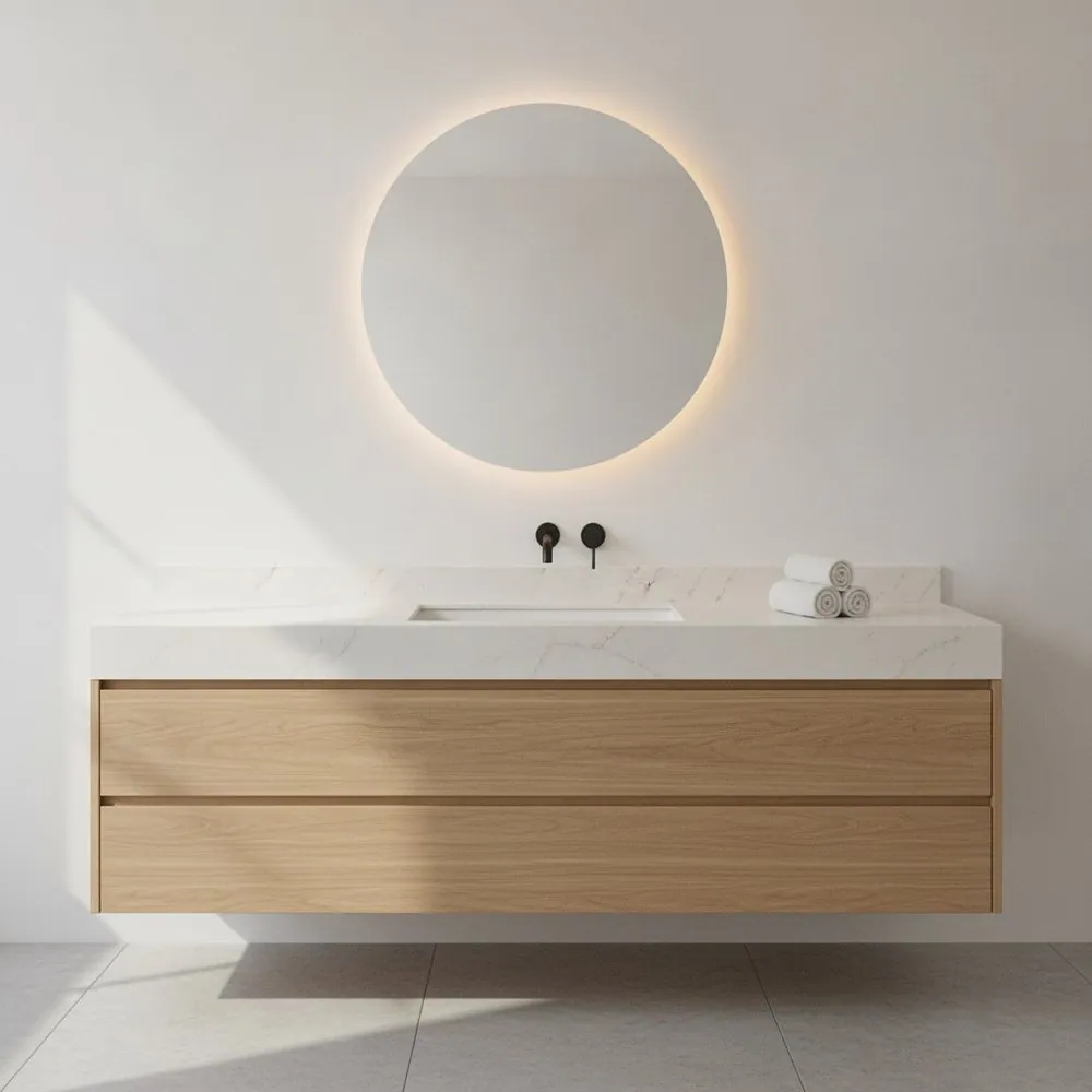 Statuario Aldan Extra, Bathroom vanity