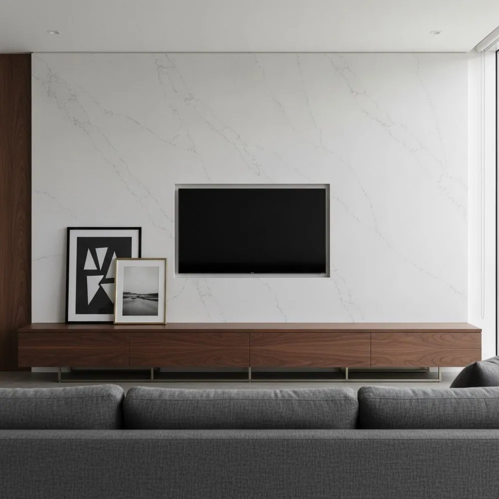 Statuario Arkan Extra, Media feature wall