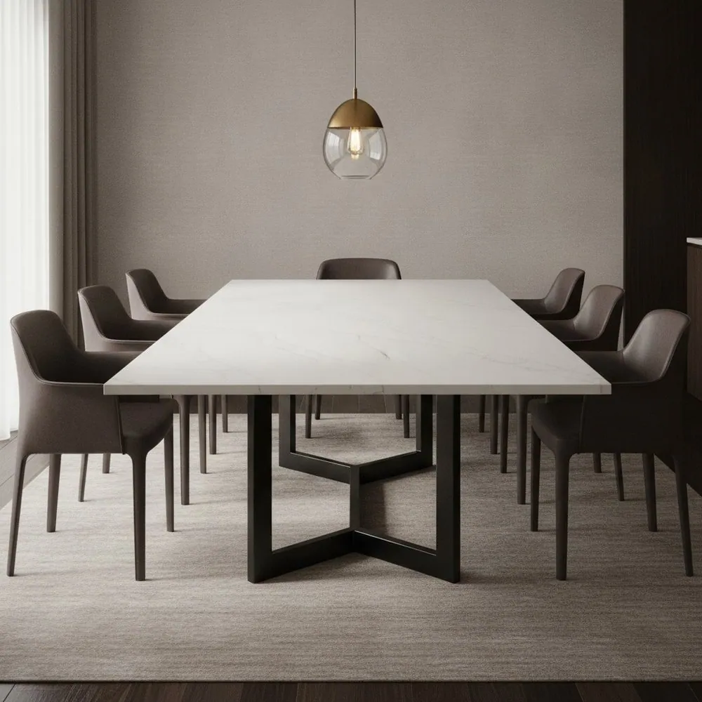 Statuario Arkan Extra, Dining table