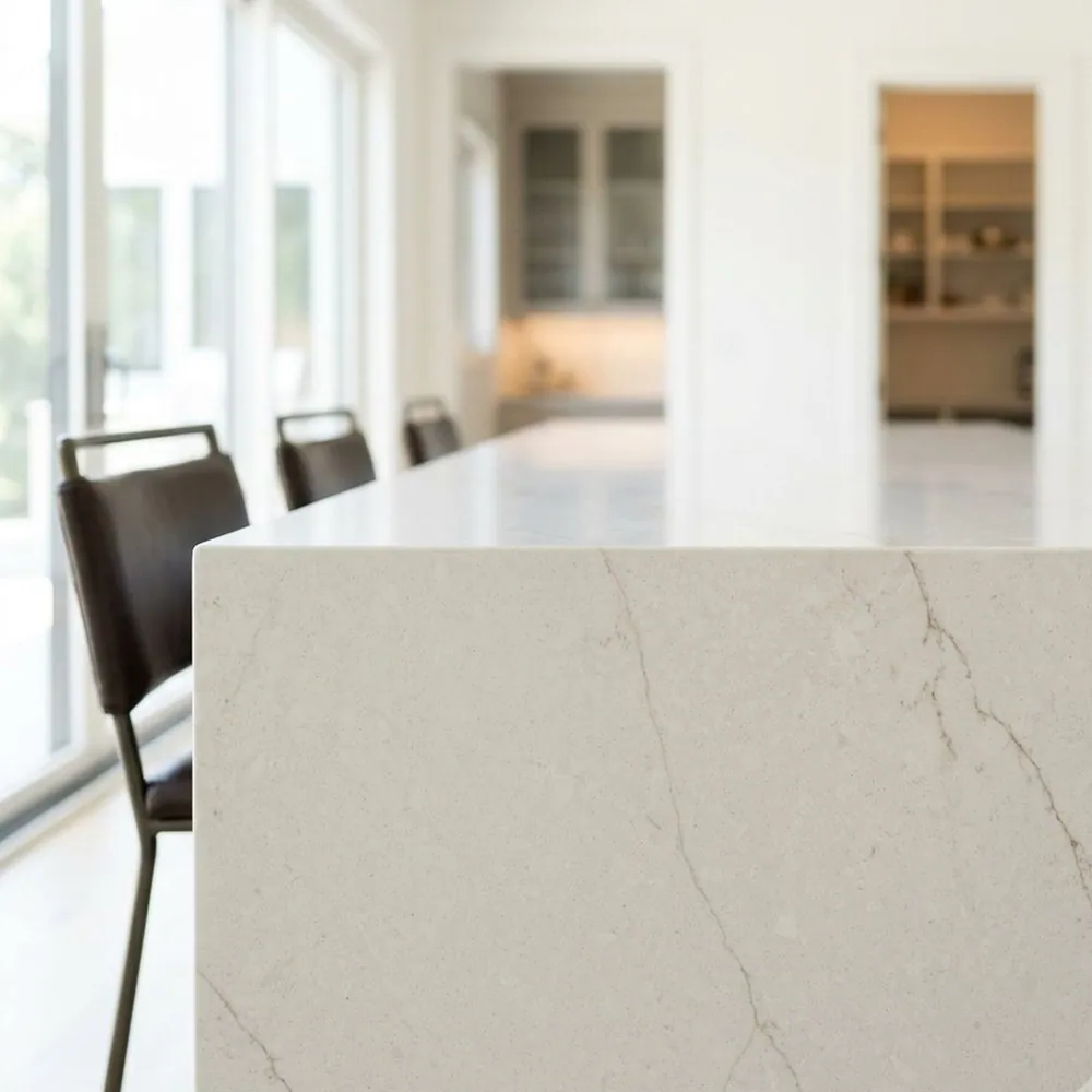 Calacatta Supernova, Kitchen island