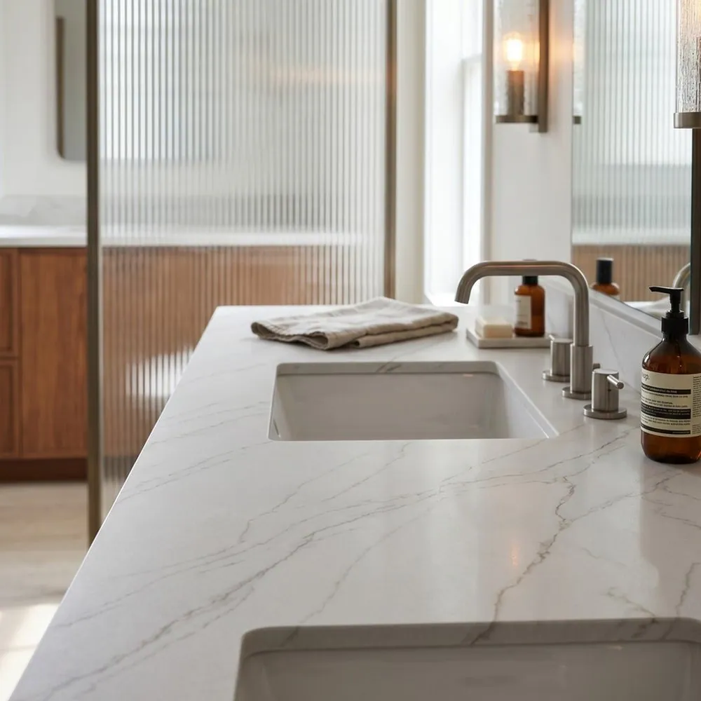 Calacatta Supernova, Bathroom vanity